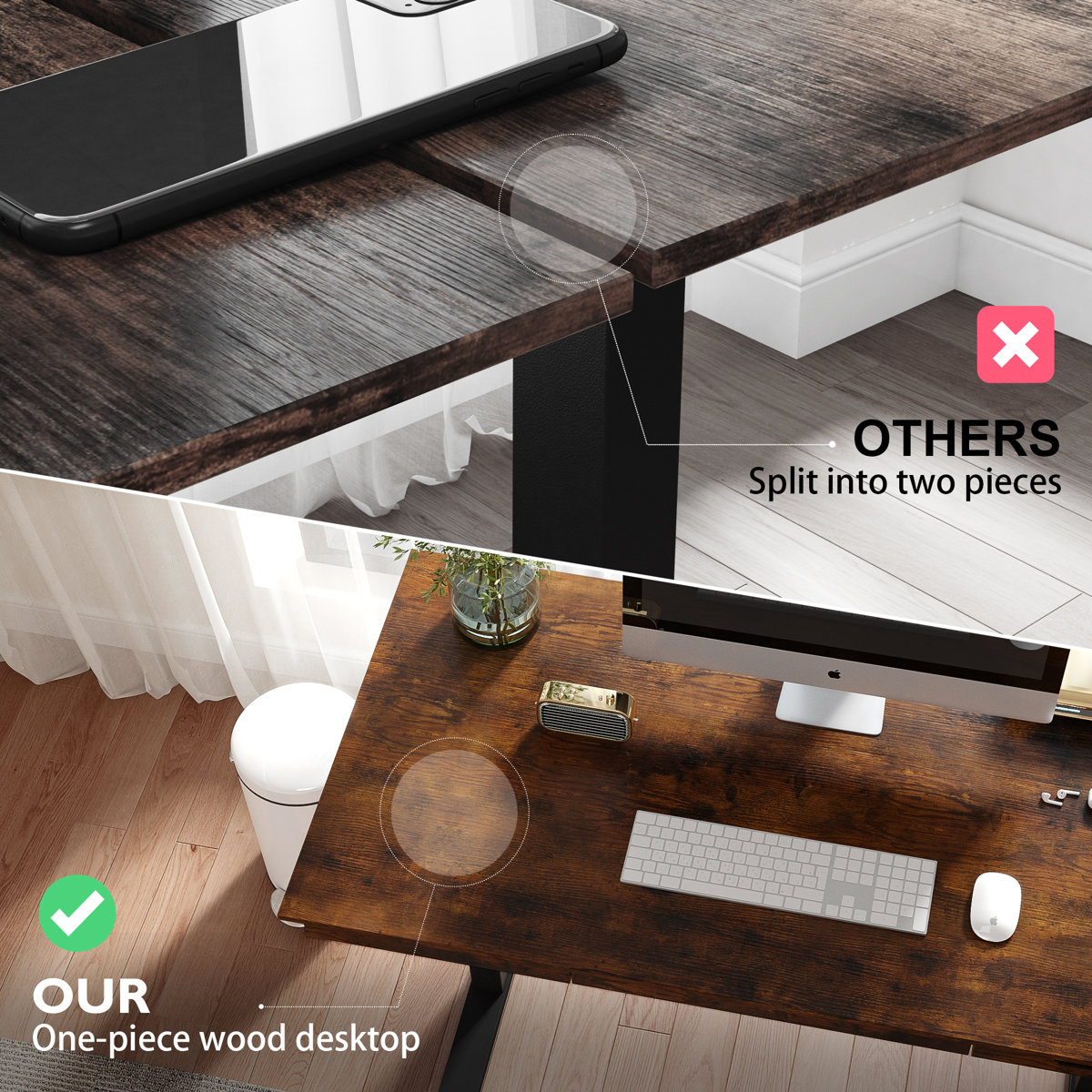 Stunning Wireless Charging Desk Dimensions For Office Use image